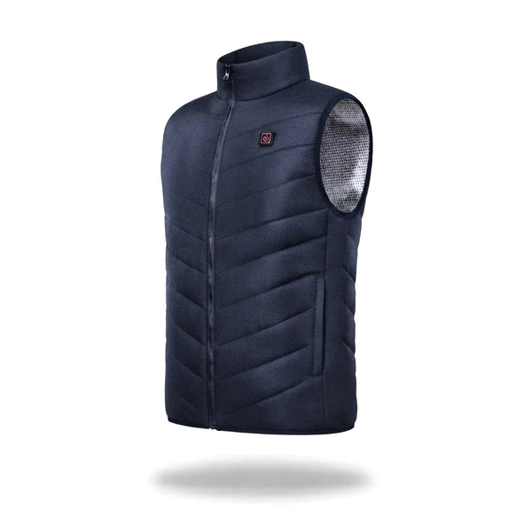 Chaleco calefactable azul